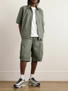 SAIF UD DEEN - Panelled Shell Shirt - Green