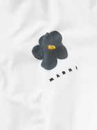 Marni - Floral-Print Cotton-Jersey T-Shirt - White