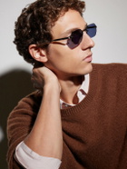 Sato - Terebellum II Titanium Round-Frame Sunglasses