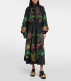 La DoubleJ Cerere printed silk voile blouse