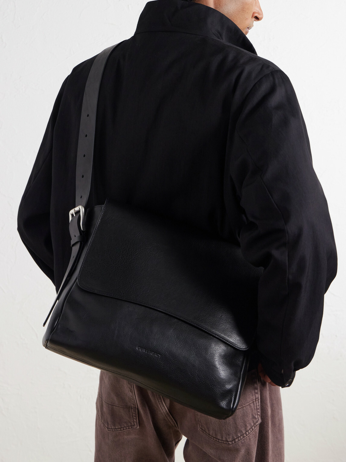 Our Legacy - Piston Full-Grained Leather Messenger Bag