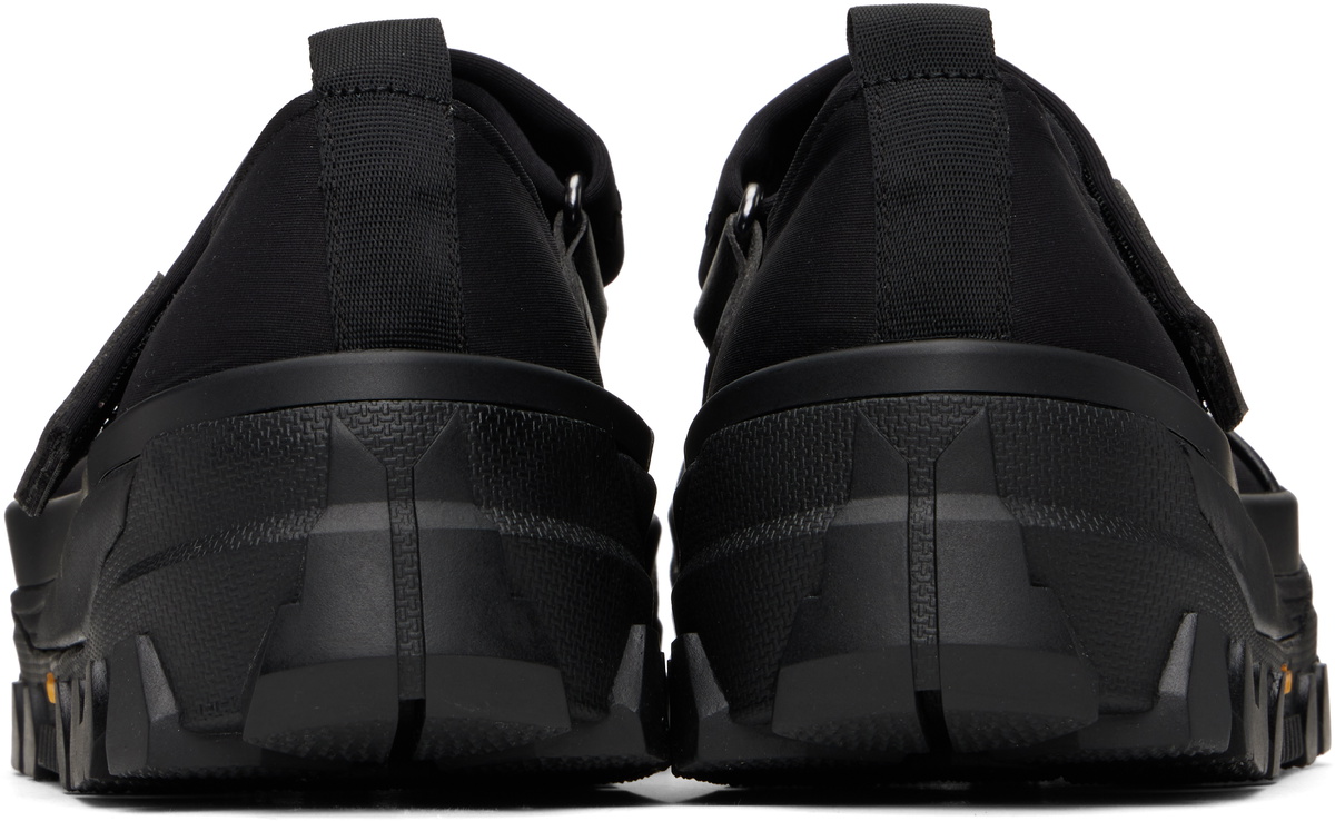 AMOMENTO Black Vibram Mary Jane Ballerina Flats AMOMENTO