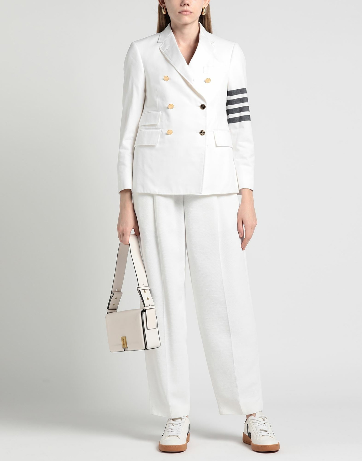 Thom Browne Womens Blazer in White