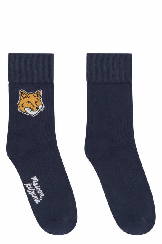 Photo: Maison Kitsuné Cotton Socks With Logo