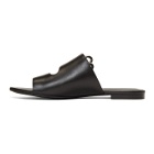 3.1 Phillip Lim Black Alix Flat Sandals