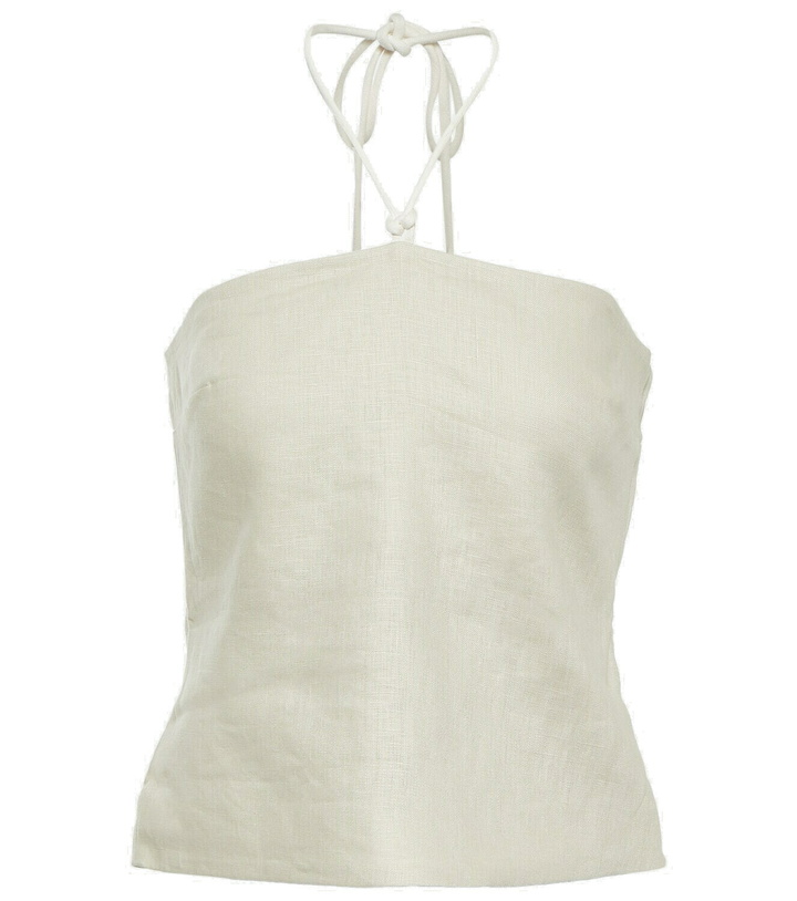 Photo: SIR D'Orsay halterneck linen top