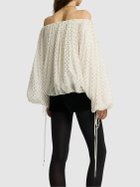 CHLOÉ Polka Dot Silk Blend Top