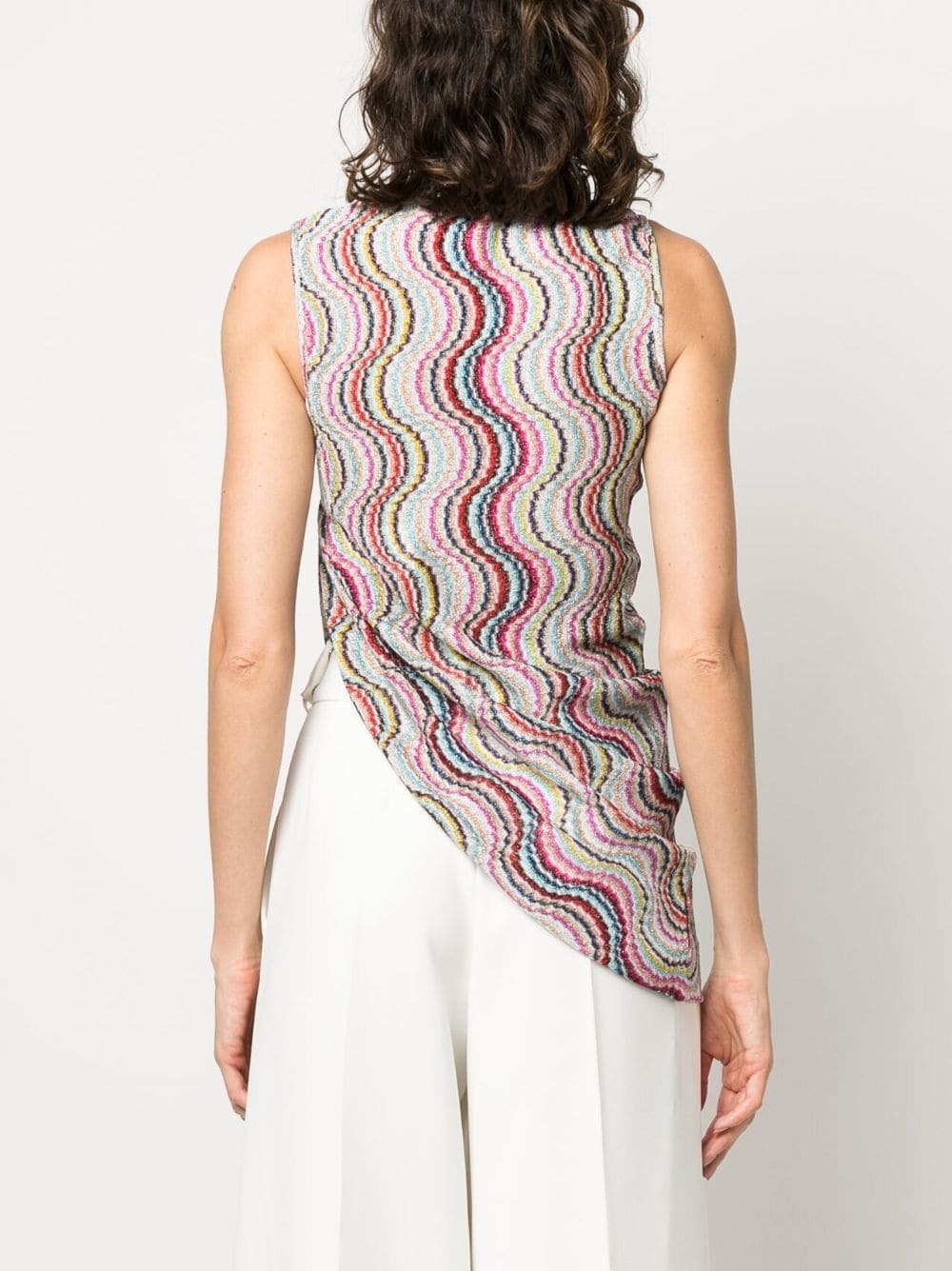 MISSONI - Asymmetrical Striped Print Top Missoni MISSONI - Asymmetrical Striped Print Top Missoni