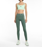 Reebok x Victoria Beckham Logo mid-rise performance leggings