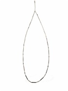 SAINT LAURENT - Minimal Rhinestone Brass Necklace