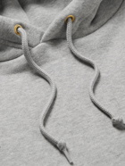 WTAPS - Academy Logo-Print Cotton-Jersey Hoodie - Gray