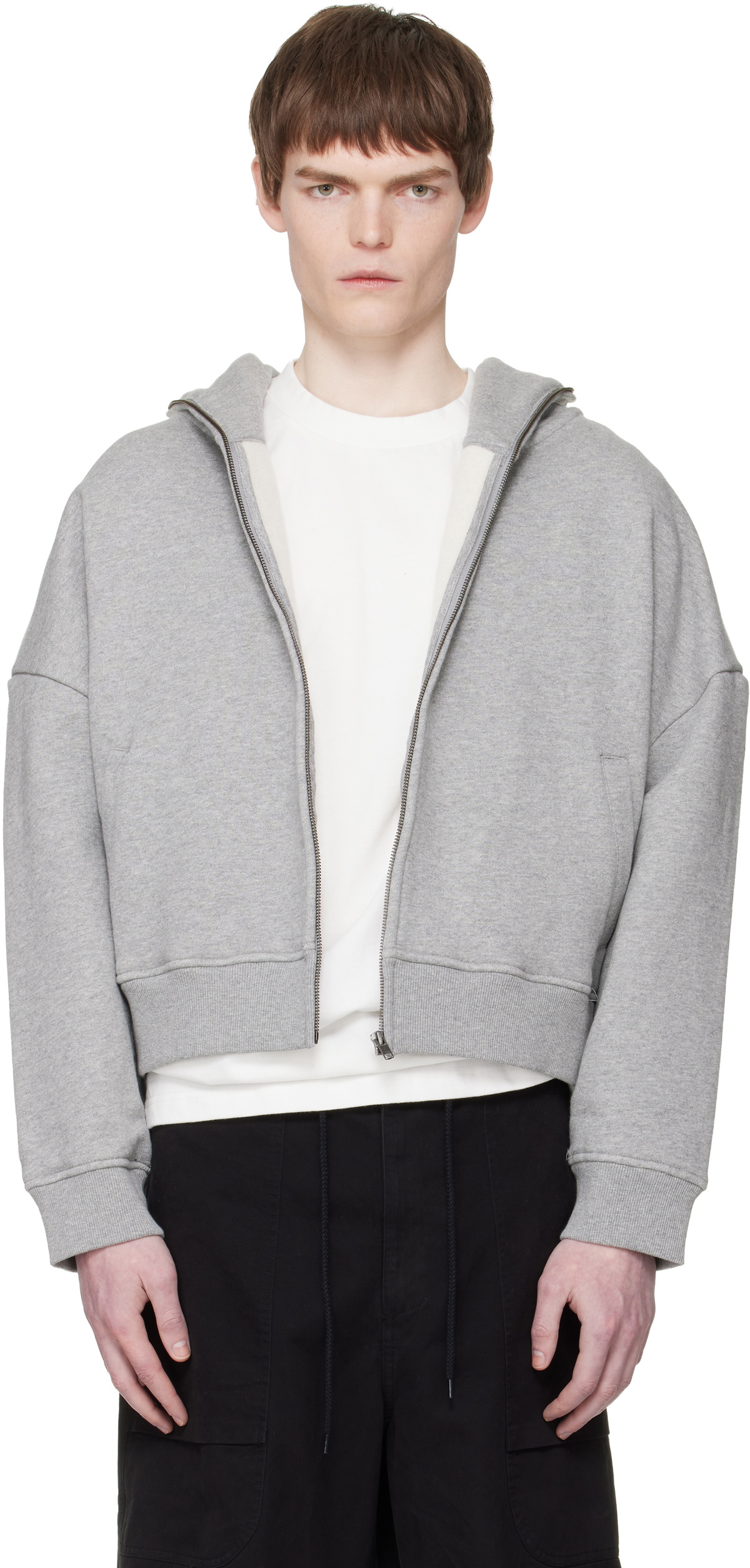 Entire Studios Gray Eternal Zip Hoodie Entire Studios