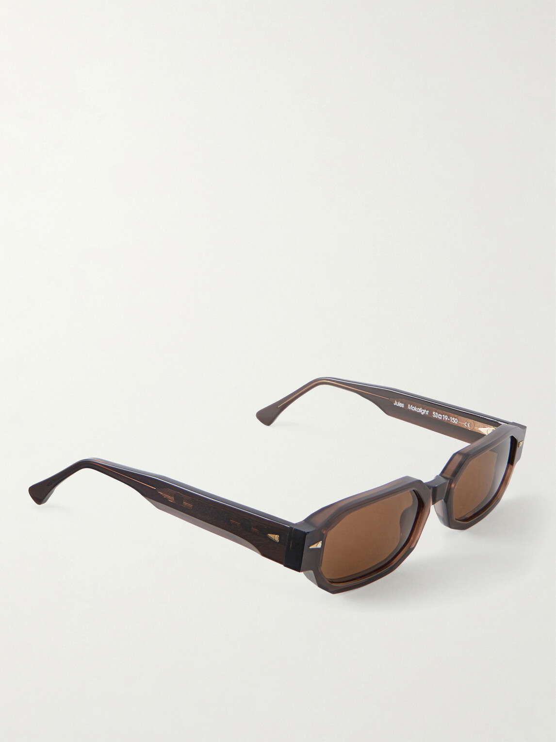 AHLEM - Jules Oval-Frame Tortoiseshell Acetate Sunglasses