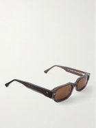 AHLEM - Jules Oval-Frame Tortoiseshell Acetate Sunglasses