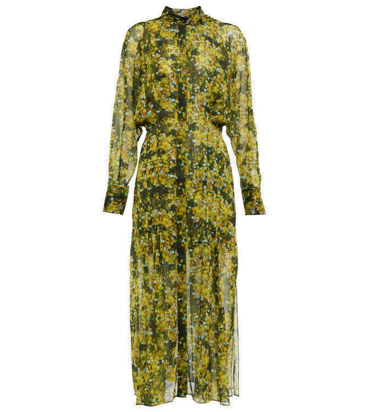 Photo: Victoria Beckham - Floral semi-sheer shirt dress