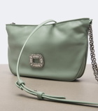 Roger Vivier Pilgrim Small leather shoulder bag