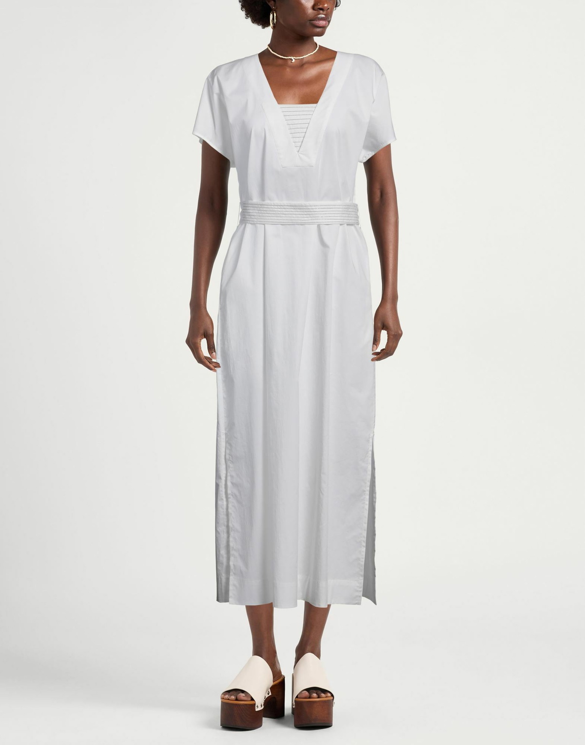 Peserico Womens Maxi dress in White