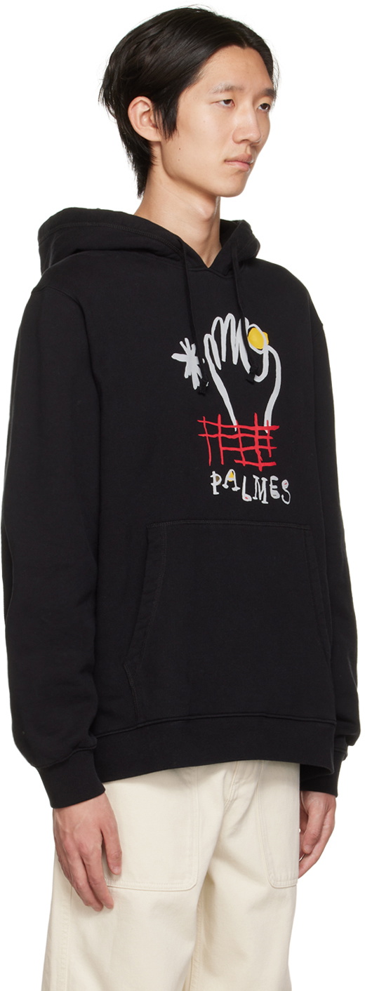 Palmes Black Mori Hoodie