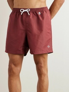 Loro Piana - Bay Straight-Leg Mid-Length Swim Shorts - Red