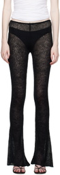 Subtle Le Nguyen Black Brushed Trousers