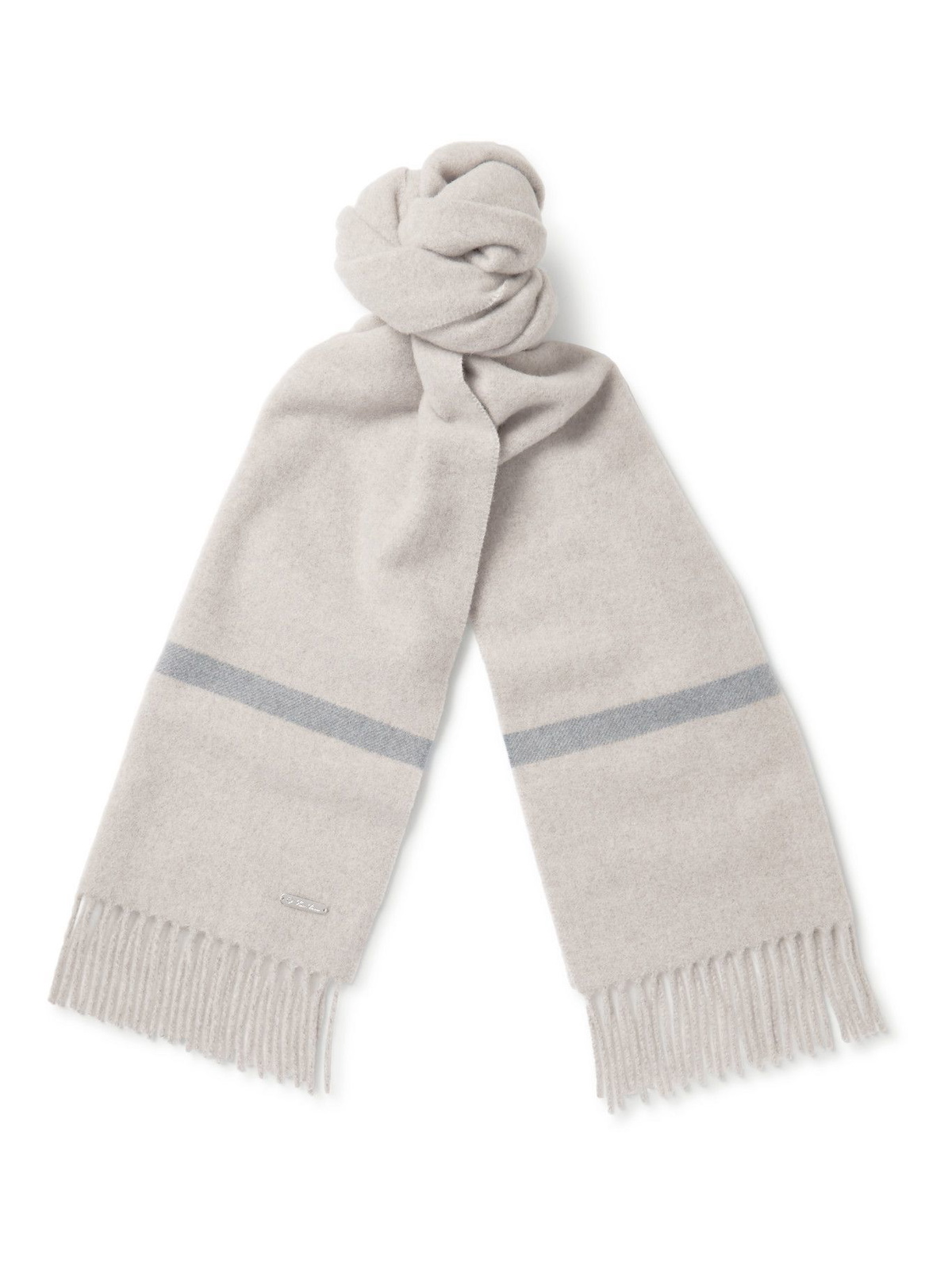 Loro Piana - Striped Baby Cashmere Scarf