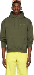 Jacquemus Khaki La Montagne 'Le Sweatshirt Brodé' Hoodie