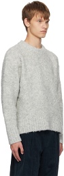 LE17SEPTEMBRE Gray Crewneck Sweater