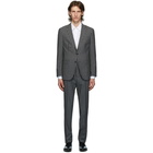 Boss Grey Striped Novan Suit