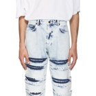 Y/Project White Layered Jeans