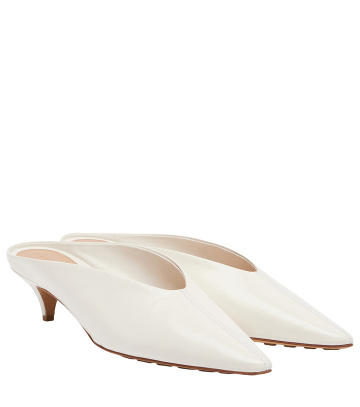 Photo: Bottega Veneta Virna leather mules