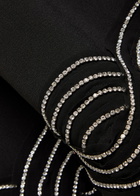 Rebecca Vallance Bellatrix Crystal-embellished Crepe Mini Dress Black