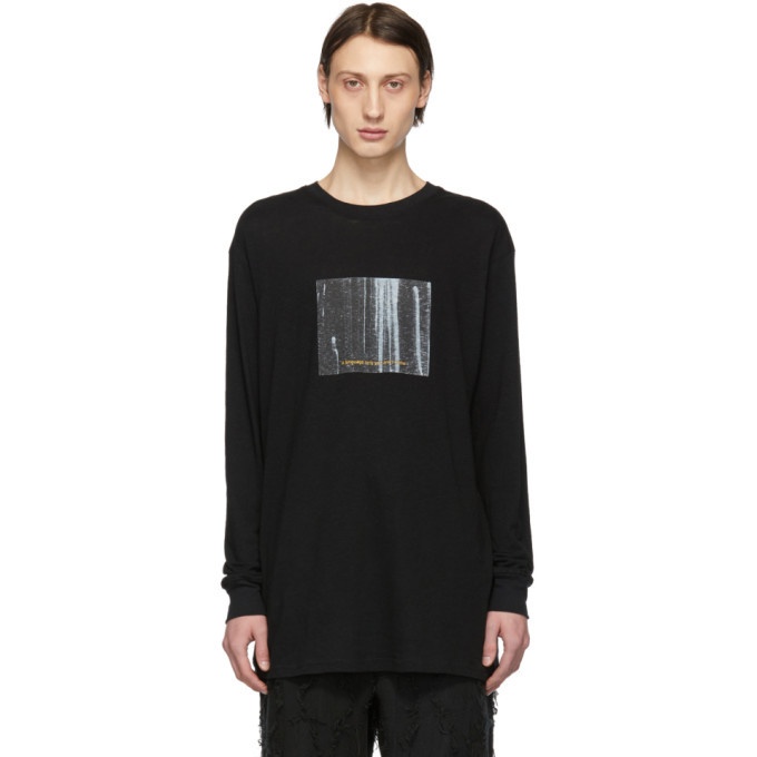Photo: Song for the Mute Black Cactus Long Sleeve T-Shirt