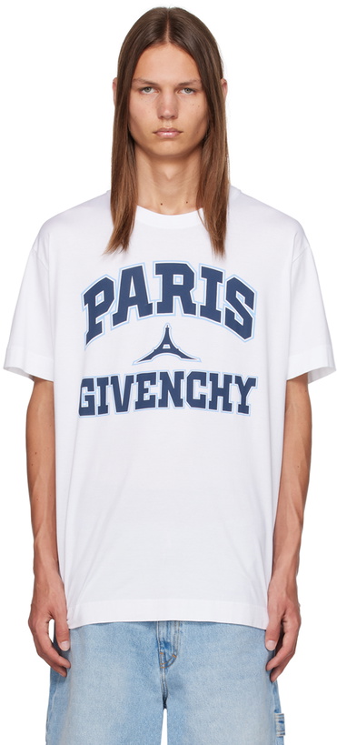 Photo: Givenchy White Oversized T-Shirt