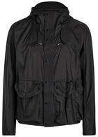 Ten C Skye Panelled Shell Jacket Black