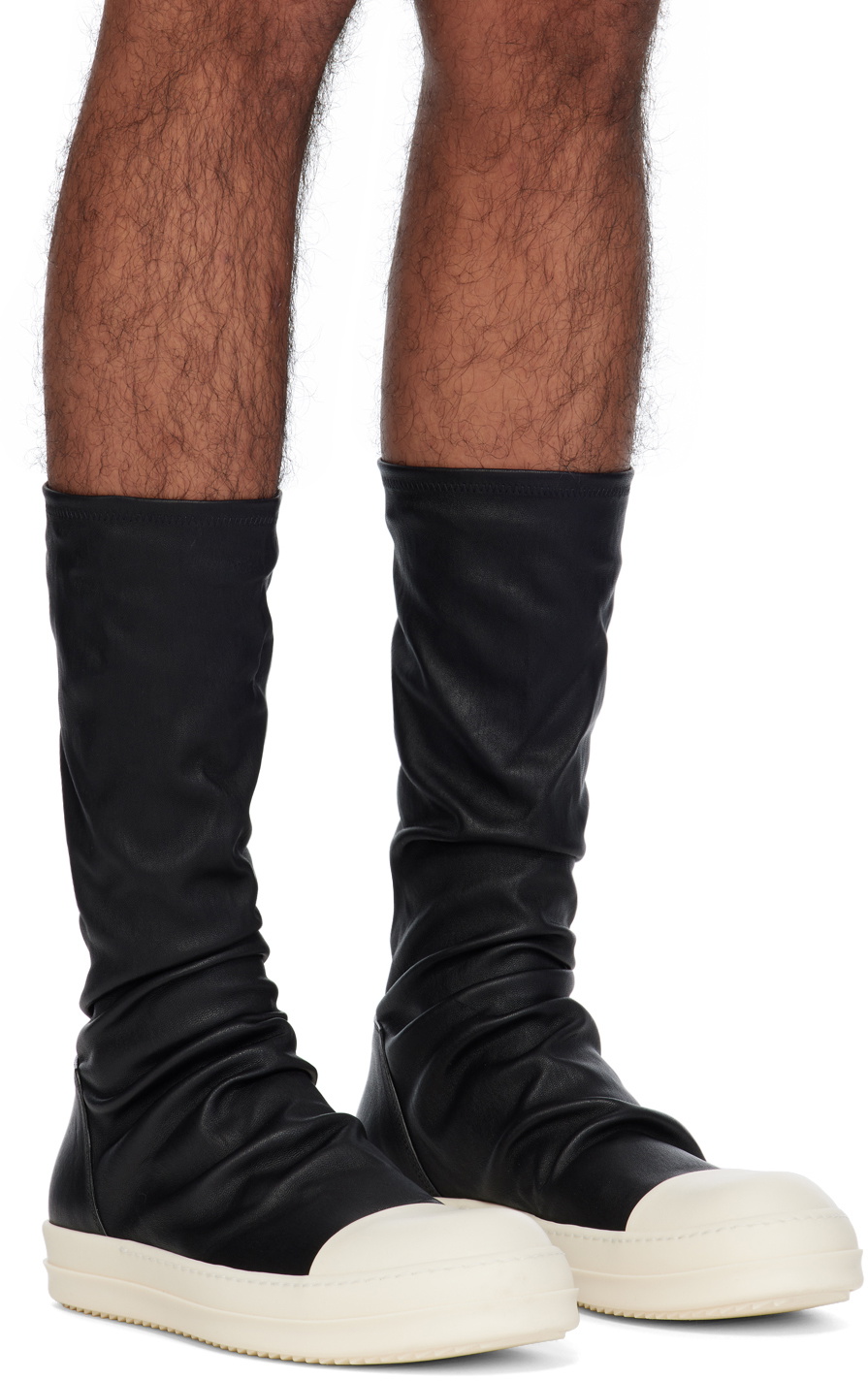 Rick Owens Black Portervile Sock Sneakers Rick Owens