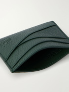 LOEWE - Puzzle Edge Anagram-Embossed Full-Grain Leather Cardholder - Green