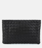 Bottega Veneta Medium intrecciato leather clutch