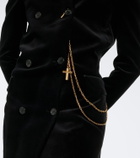 Khaite 18kt gold-plated brass bag charm