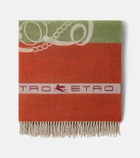 Etro Fringe-trimmed wool jacquard throw