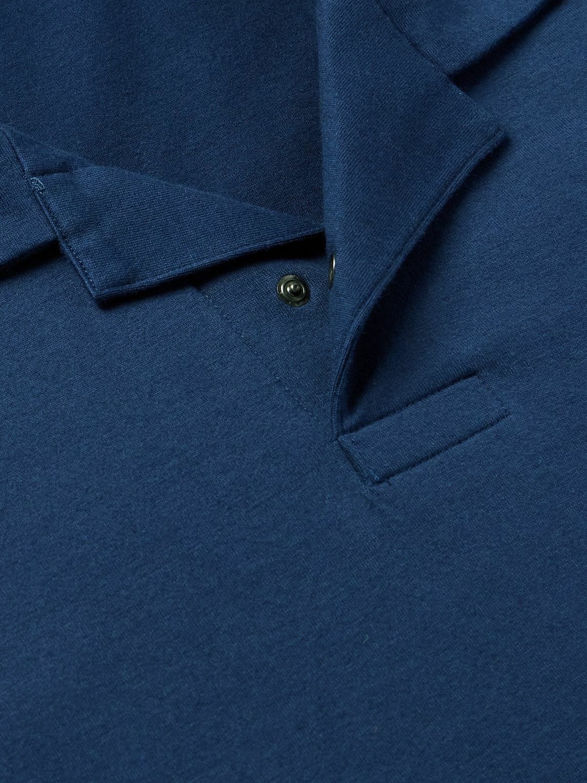 nanamica - Cotton-Blend Jersey Polo Shirt - Blue Nanamica
