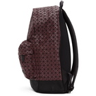 Bao Bao Issey Miyake Burgundy Daypack Backpack