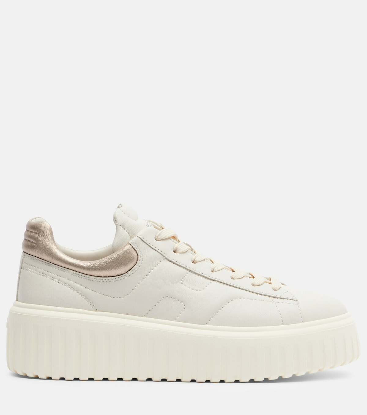Hogan H-Stripes leather platform sneakers