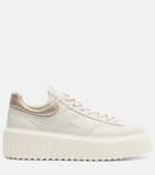 Hogan H-Stripes leather platform sneakers