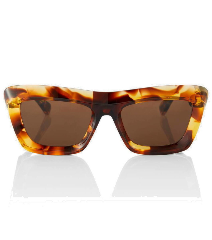 Photo: Bottega Veneta Scoop rectangular sunglasses