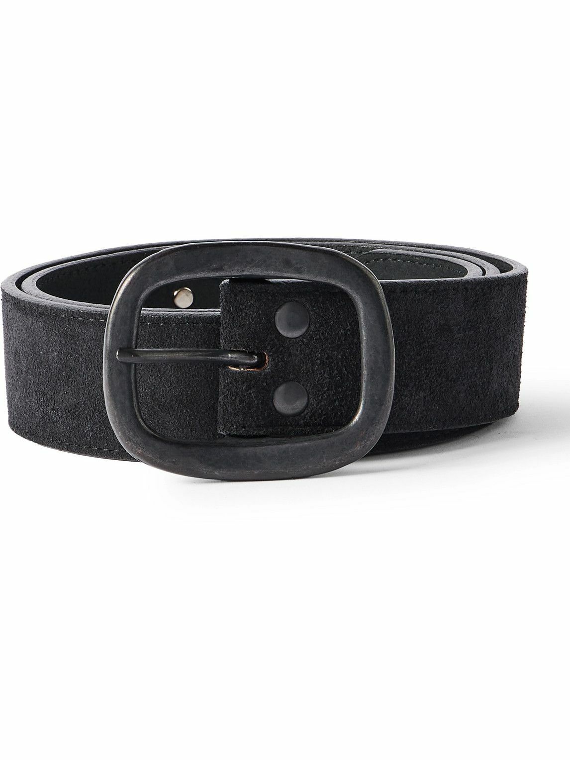 NEEDLES Black Papillon Square Buckle Belt Needles