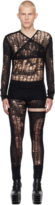 Photo: Rick Owens Black Spider Ziggy Jumpsuit