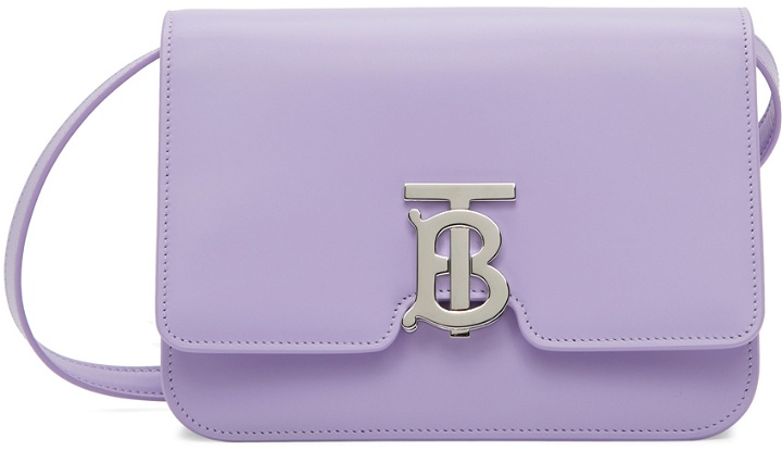 Photo: Burberry Purple Small TB Bag