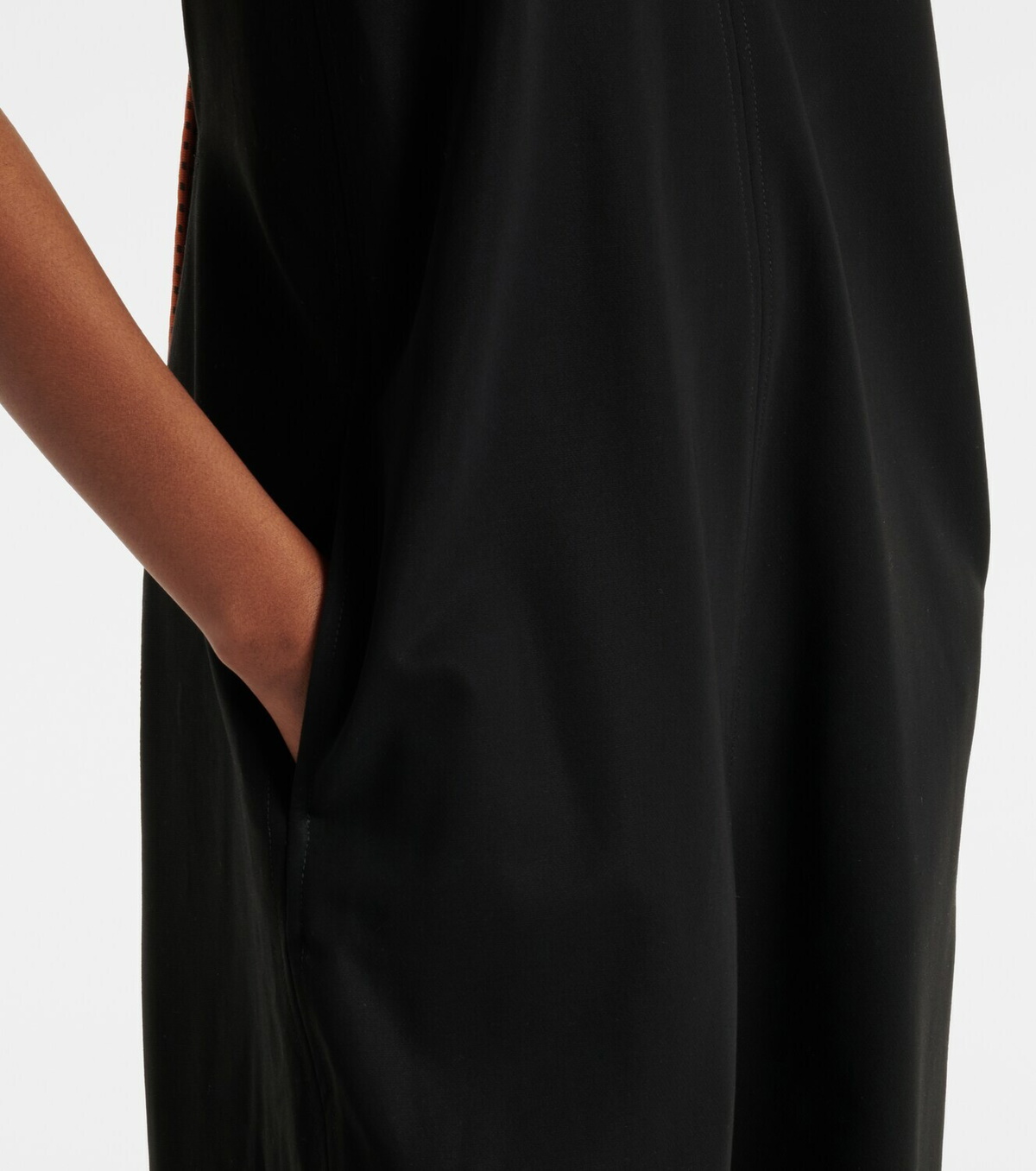 Plan C Cotton crêpe jumpsuit