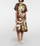 Jacques Wei Printed midi skirt