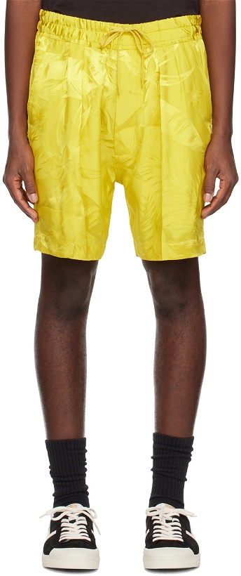 Photo: TOM FORD Yellow Floral Shorts
